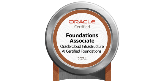 Oracle Cloud Infrastructure 2024 AI Foundations Associate Oracle Cloud Infrastructure 2024 AI Foundations Associate